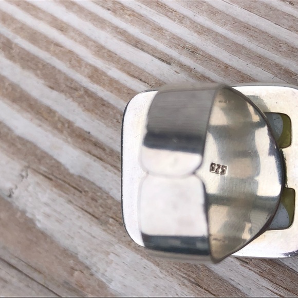 Sterling silver Glass Art Ring - Picture 11 of 16